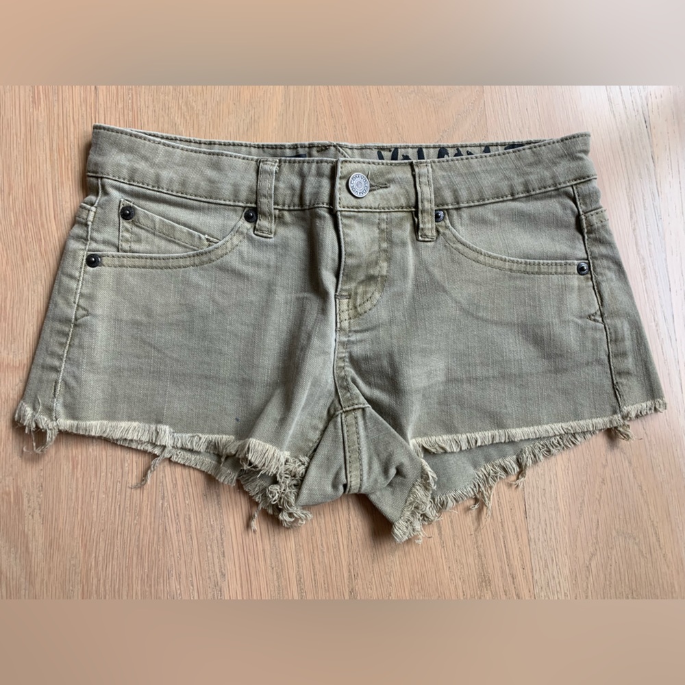 Volcom Yae Cut-off Denim Shorts
